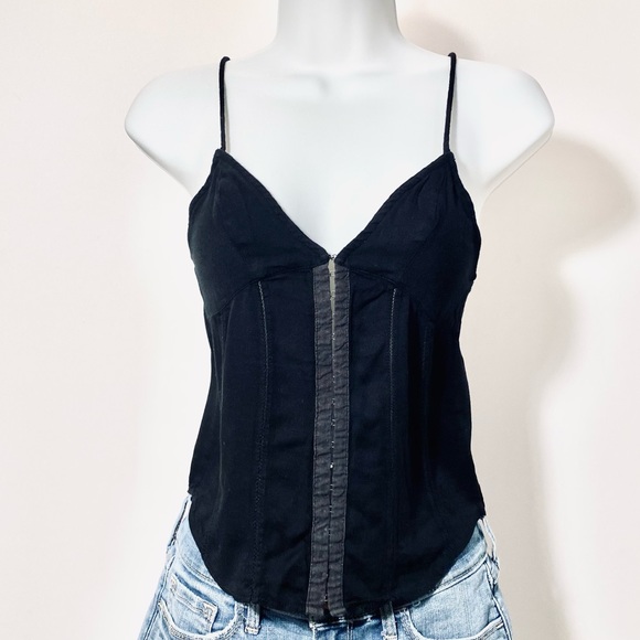 💚3/20$5/25💚Silence + Noise Black hook/eye clasp front - Picture 8 of 16